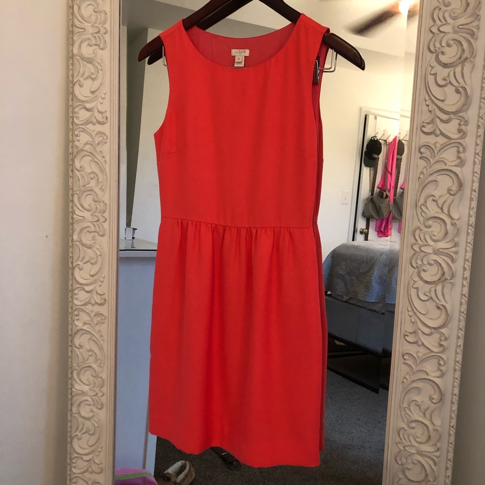 J. Crew peach dress